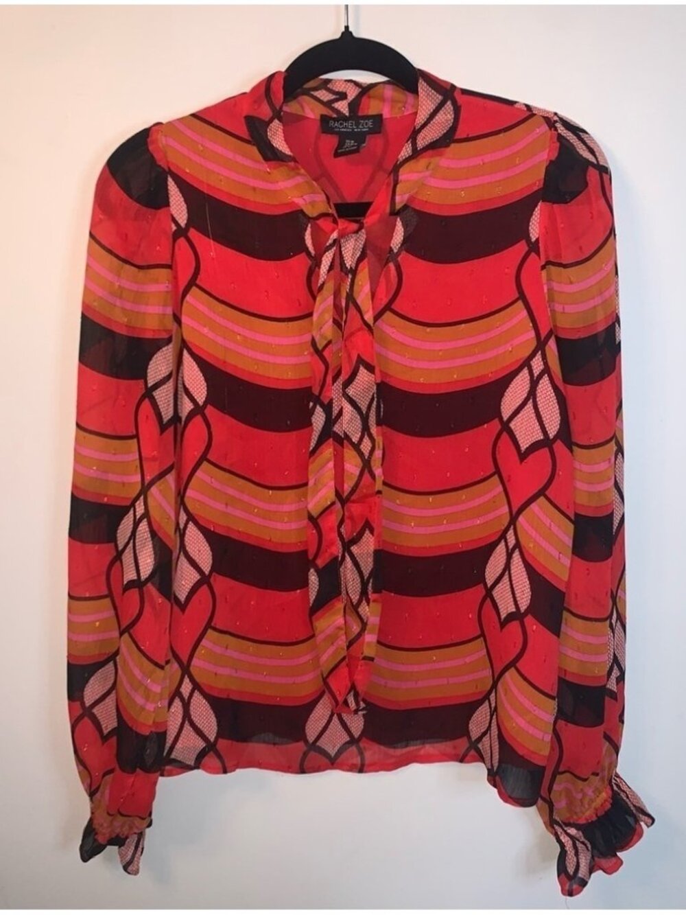 Rachel Zoe Multicolor Striped Blouse